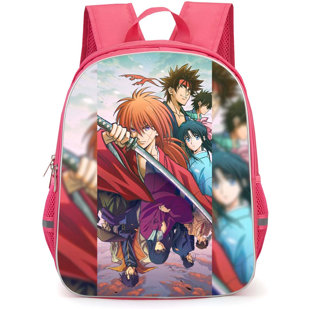 Rurouni Kenshin Backpack StudentPack - Rurouni Kenshin Characters Flip Vertical