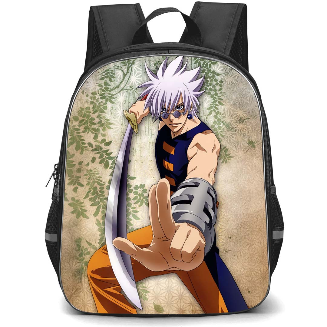Rurouni Kenshin Enishi Yukishiro Backpack StudentPack - Enishi Yukishiro Holding Sword