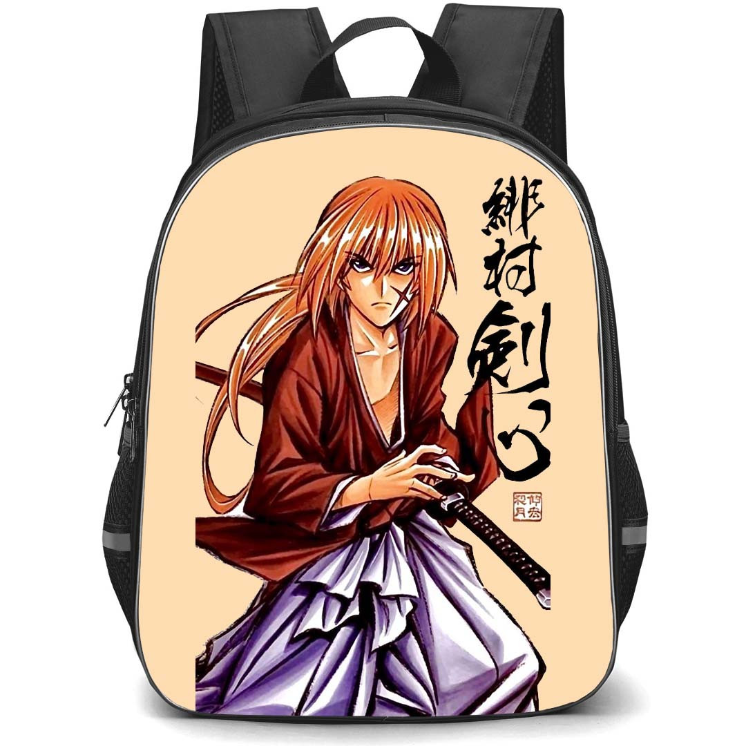 Rurouni Kenshin Kenshin Himura Backpack StudentPack - Kenshin Himura Looking Up Comic Art