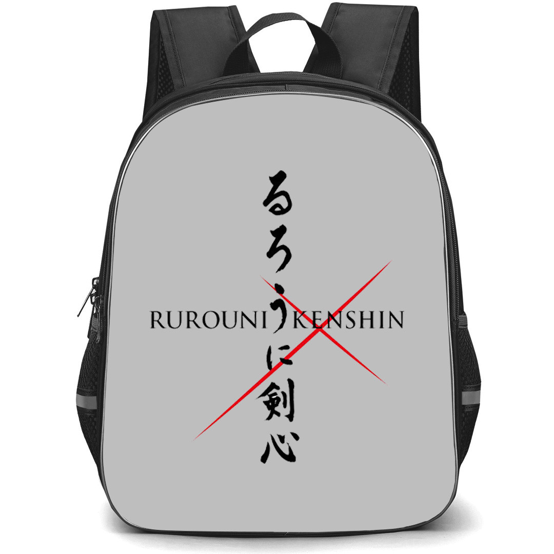 Rurouni Kenshin Backpack StudentPack - Rurouni Kenshin Logo Black Japanese Letters