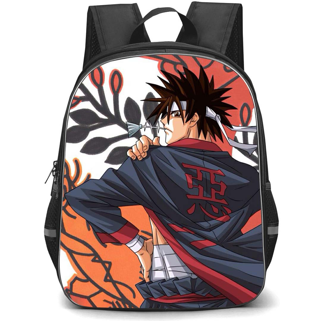 Rurouni Kenshin Sagara Sanosuke Backpack StudentPack - Sagara Sanosuke Biting Fishbone