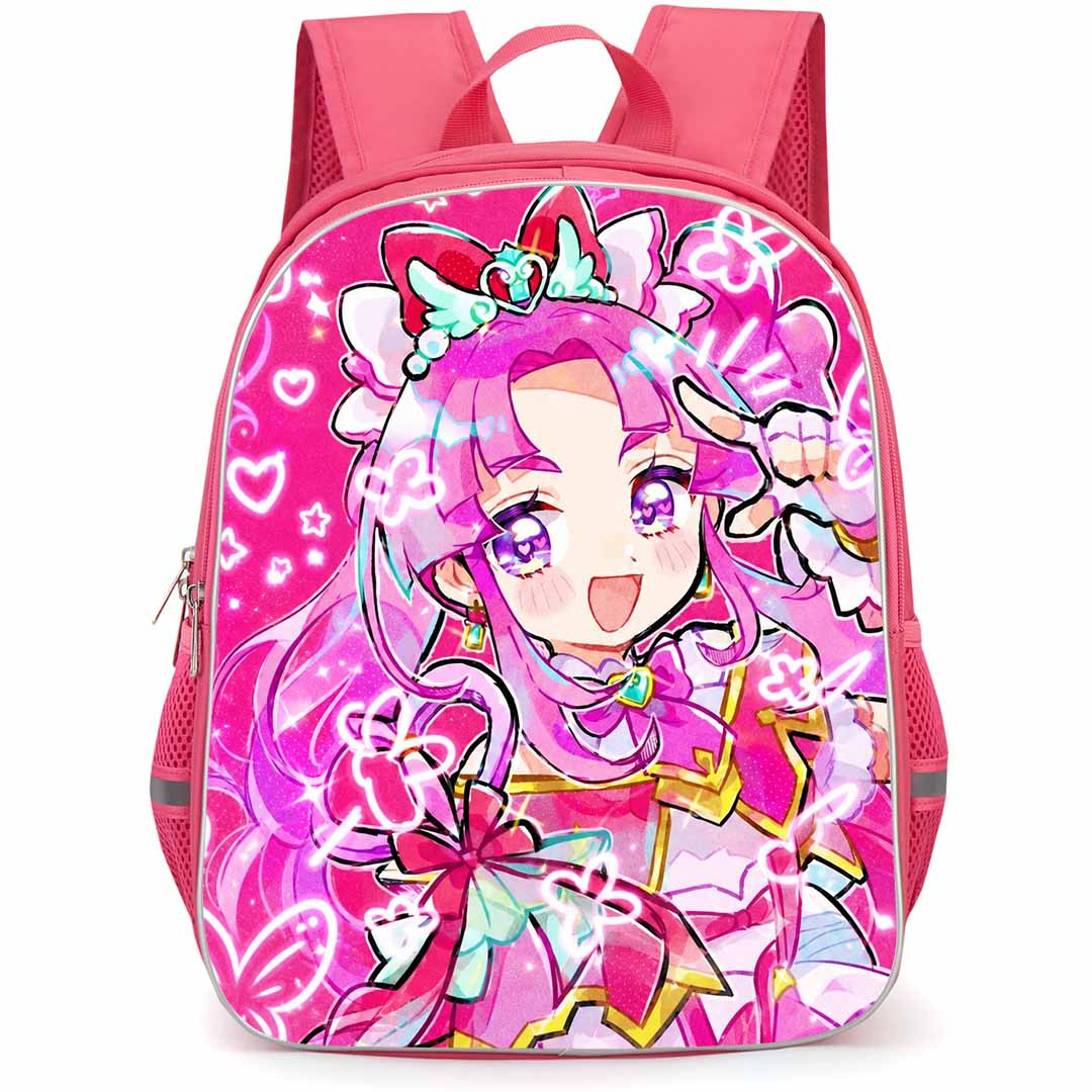 Star Detective Precure Kobayashi Mikuru Backpack School Bag StudentPack - Kobayashi Mikuru Pointing Smiling Portrait