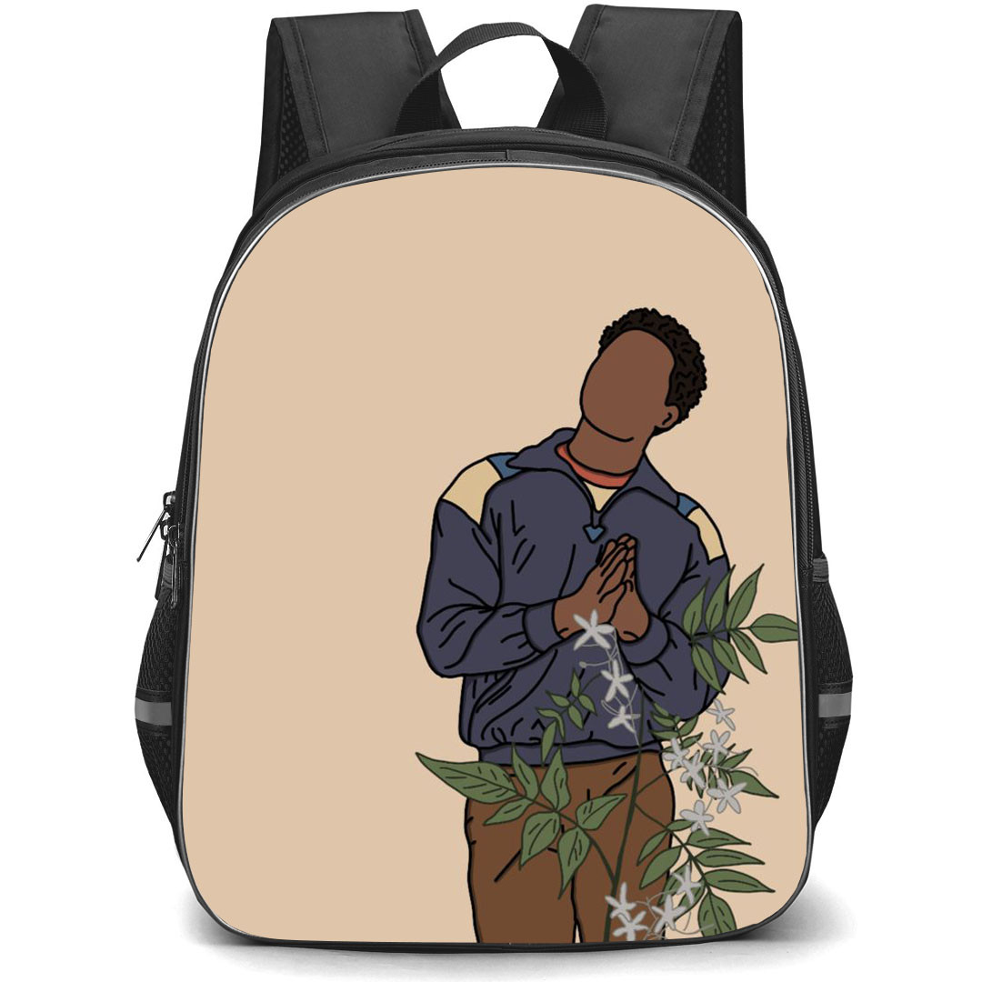Sex Education Jackson Marchetti Backpack StudentPack - Jackson Marchetti Standing Minimalist Art On Beige Background