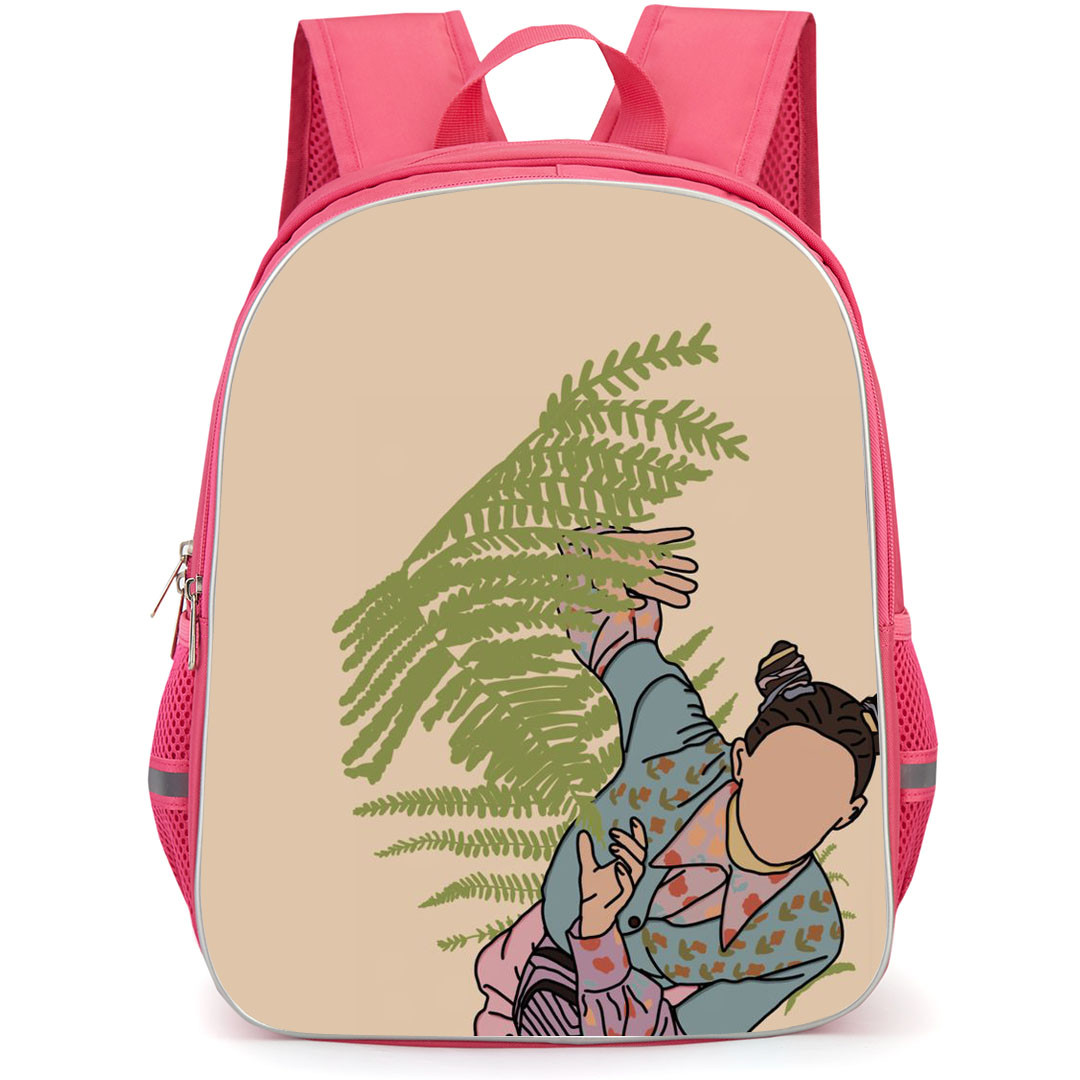 Sex Education Lily Iglehart Backpack StudentPack - Lily Iglehart Minimalist Art On Beige Background