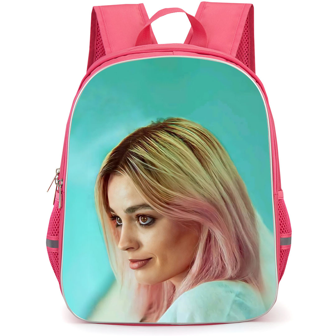Sex Education Maeve Wiley Backpack StudentPack - Maeve Wiley Side Portrait On Cyan Background