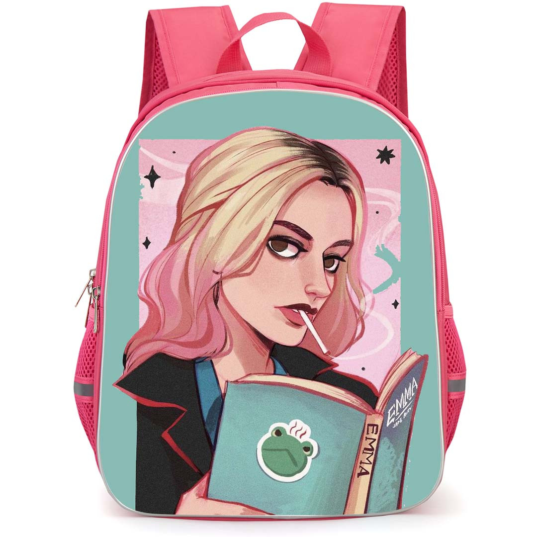 Sex Education Maeve Wiley Backpack StudentPack - Maeve Wiley Smoking Portrait Drawing