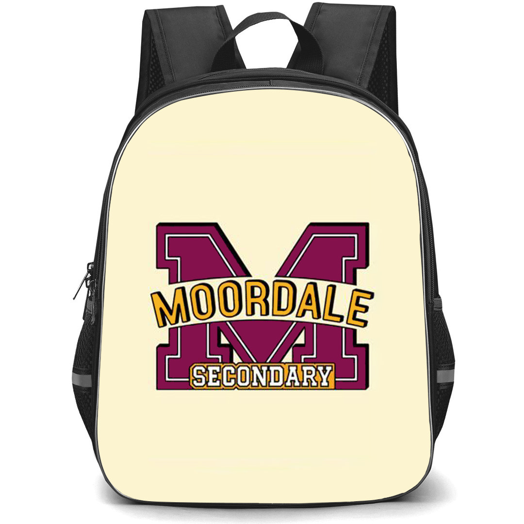 Sex Education Backpack StudentPack - Sex Education Moordale Secondary Sticker On Beige Background