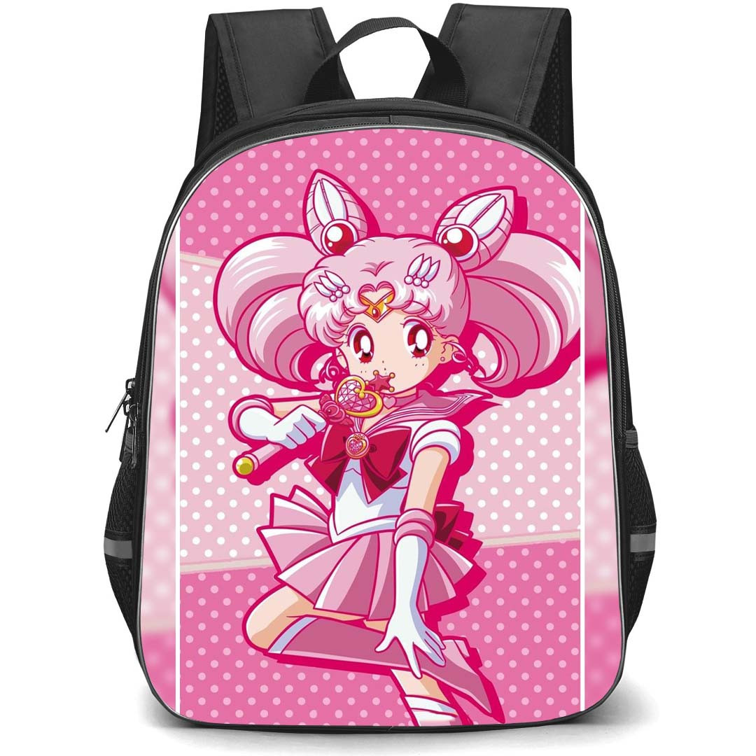 Sailor Moon Chibi Moon Black Lady Backpack StudentPack - Sailor Moon Chibi Moon The Pink Soldier Poster