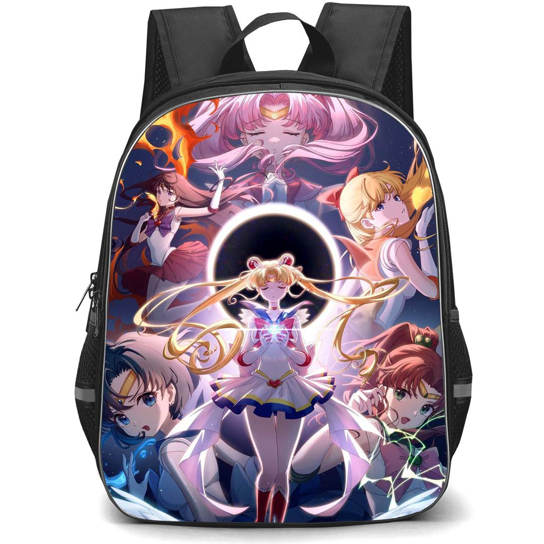 Sailor Moon Backpack StudentPack - Sailor Moon For The Win Always Poster