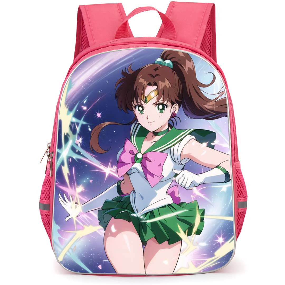 Sailor Moon Jupiter Sailor Jupiter Backpack StudentPack - Sailor Moon Sailor Jupiter Anime Art Poster