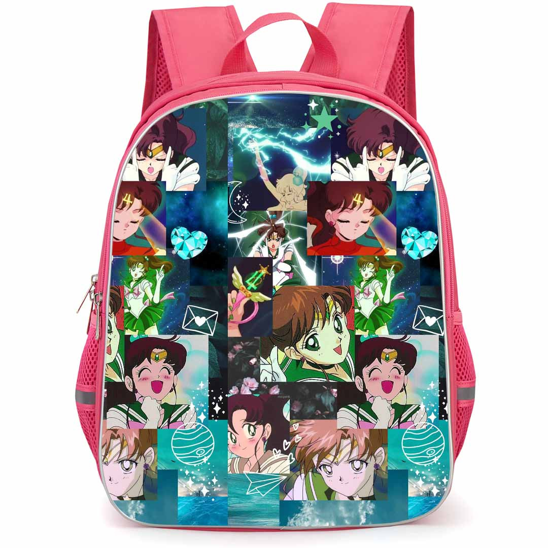 Sailor Moon Jupiter Sailor Jupiter Backpack StudentPack - Sailor Moon Sailor Jupiter Collage Poster