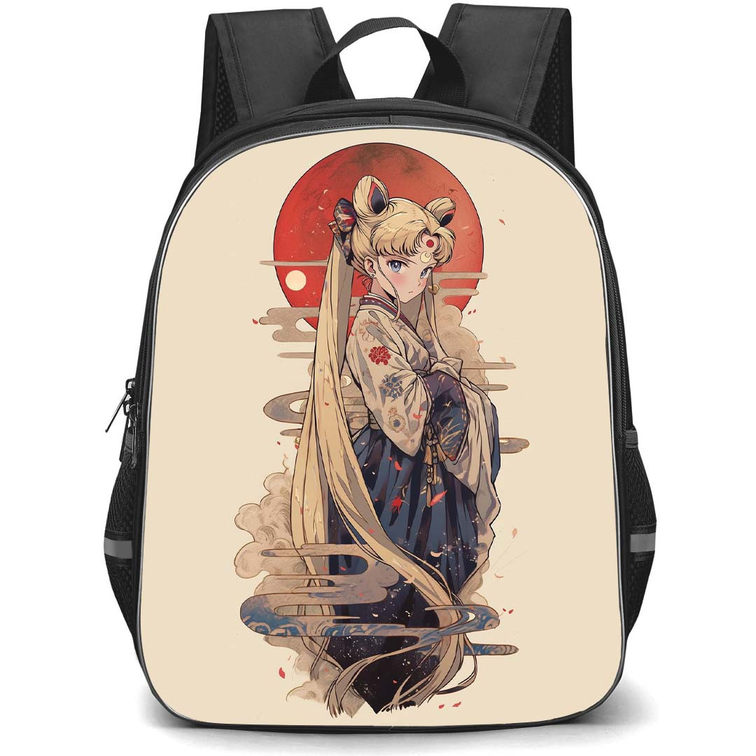 Sailor Moon Backpack StudentPack - Sailor Moon Anime Art Retro Style Poster