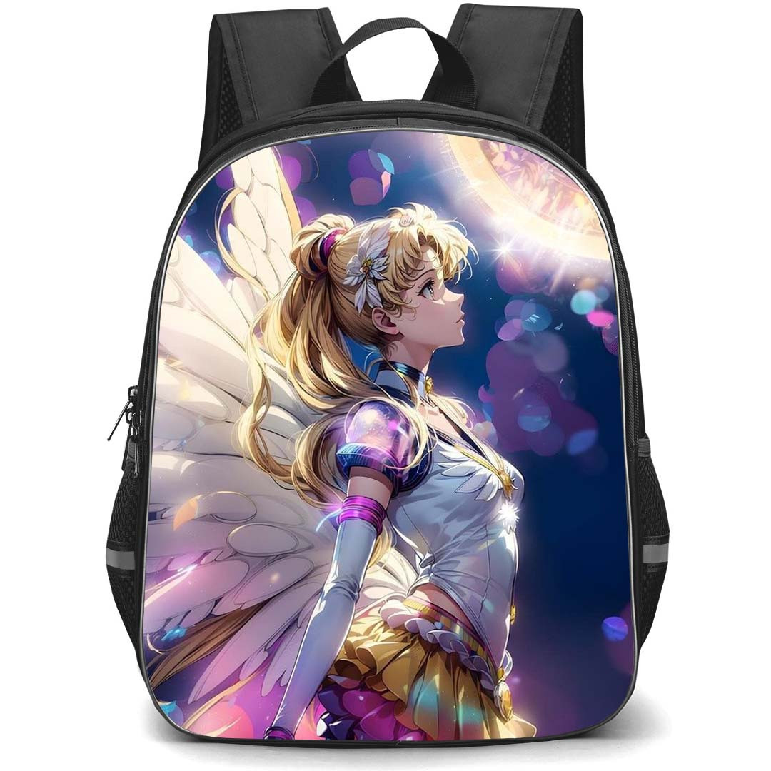 Sailor Moon Backpack StudentPack - Sailor Moon Standing Side Portrait Digital Anime Art