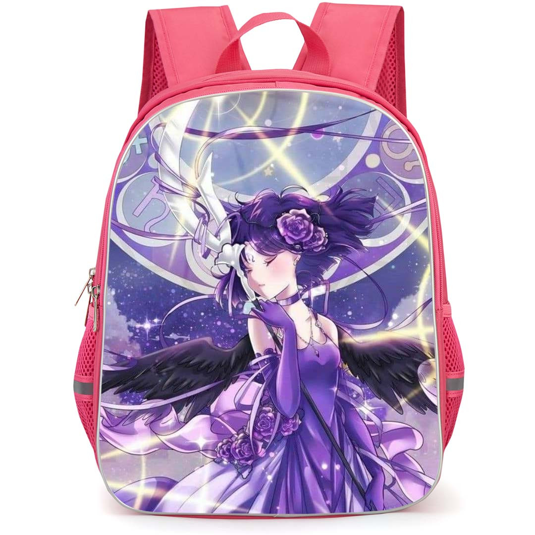 Sailor Moon Sailor Saturn Backpack StudentPack - Sailor Moon Sailor Saturn Wears Purple Dress Poster