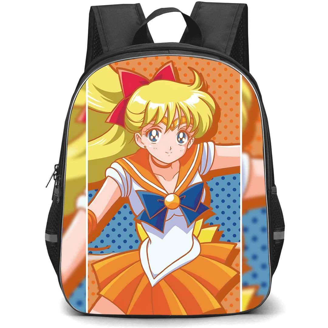 Sailor Moon Sailor Venus Backpack StudentPack - Sailor Moon Sailor Venus Anime Art Poster
