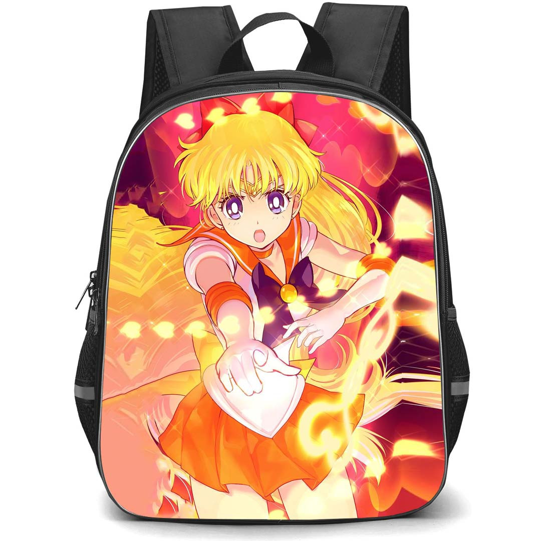 Sailor Moon Sailor Venus Backpack StudentPack - Sailor Moon Sailor Venus Fan Art Poster