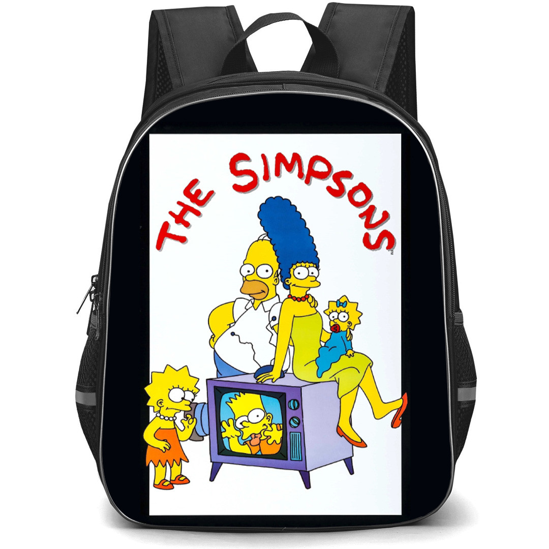 The Simpsons Backpack School Bag StudentPack - The Simpsons Characters Tv Portrait Series Poster