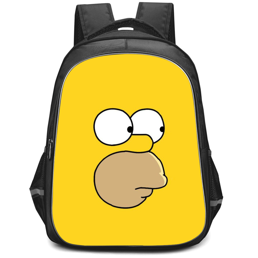 The Simpsons Homer Backpack StudentPack - Homer Avatar On Yellow Background