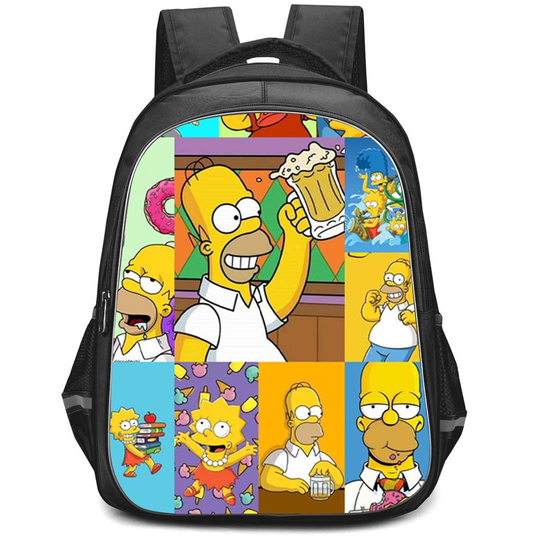 The Simpsons Homer Backpack StudentPack - Homer Collage