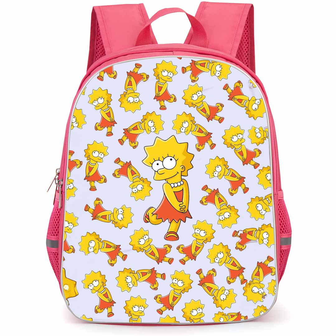 The Simpsons Lisa Backpack StudentPack - Lisa Standing Pattern Art