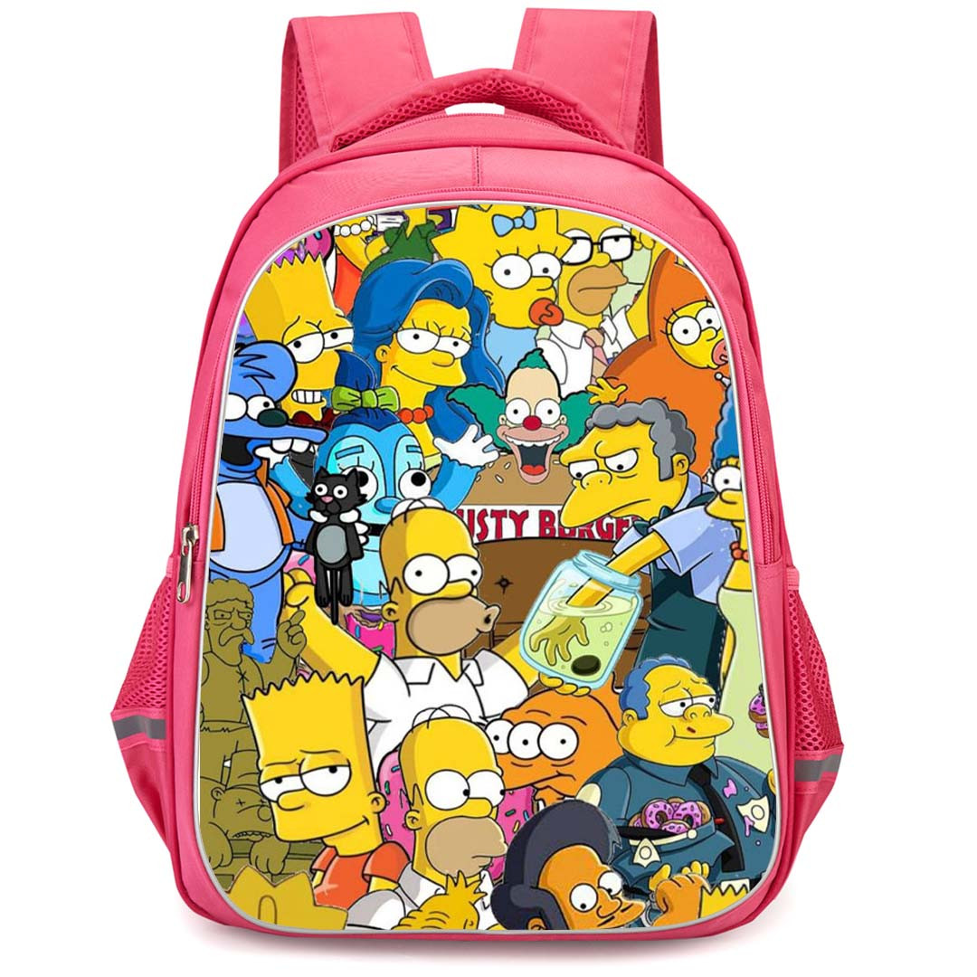 The Simpsons Backpack StudentPack - The Simpsons Sticker Mania