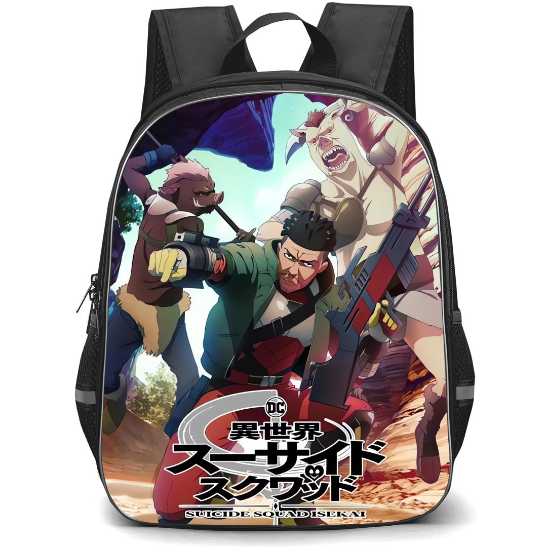 Suicide Squad Isekai Deadshot Backpack StudentPack - Deadshot Anime Poster 2024