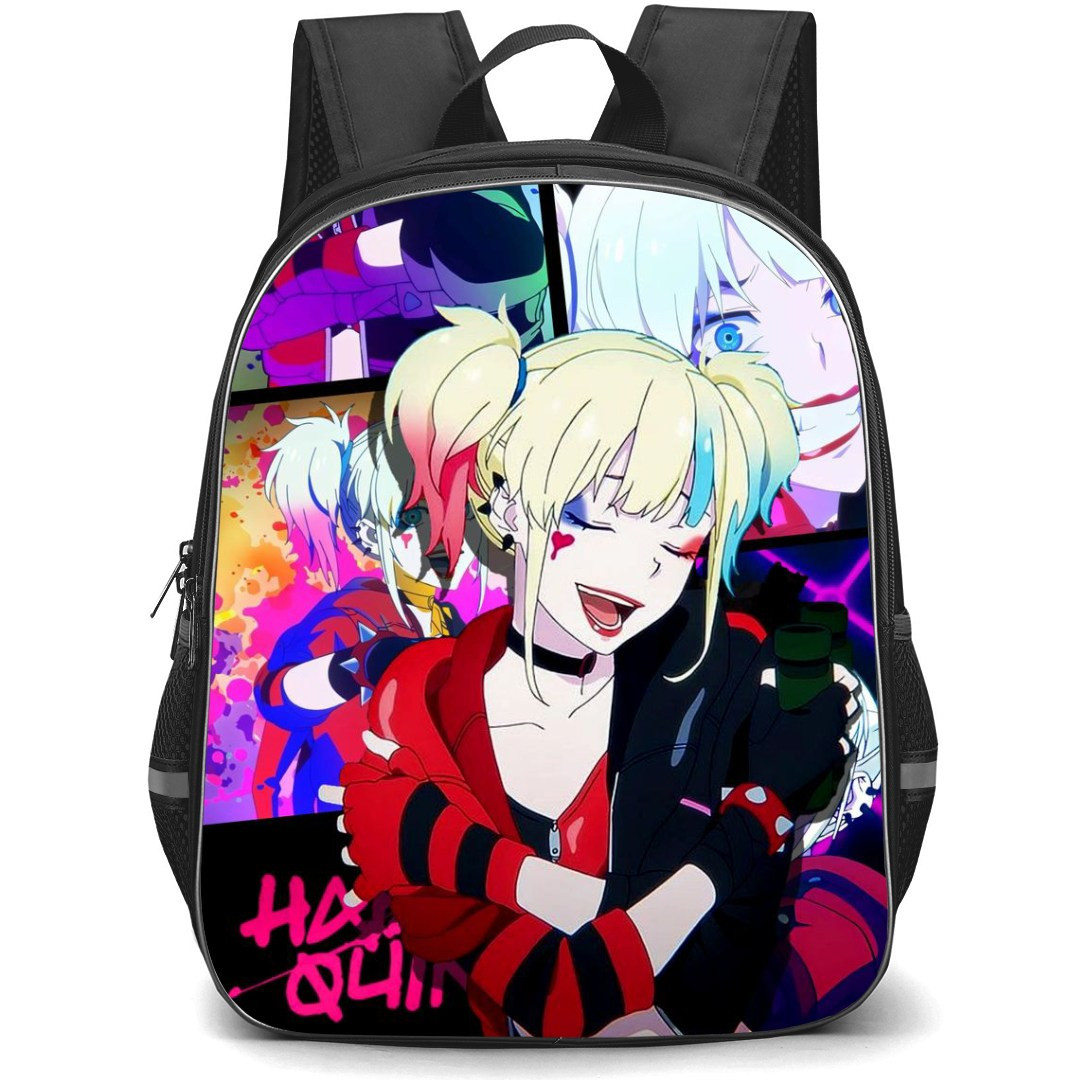 Suicide Squad Isekai Harley Quinn Backpack StudentPack - Harley Quinn Collage Poster