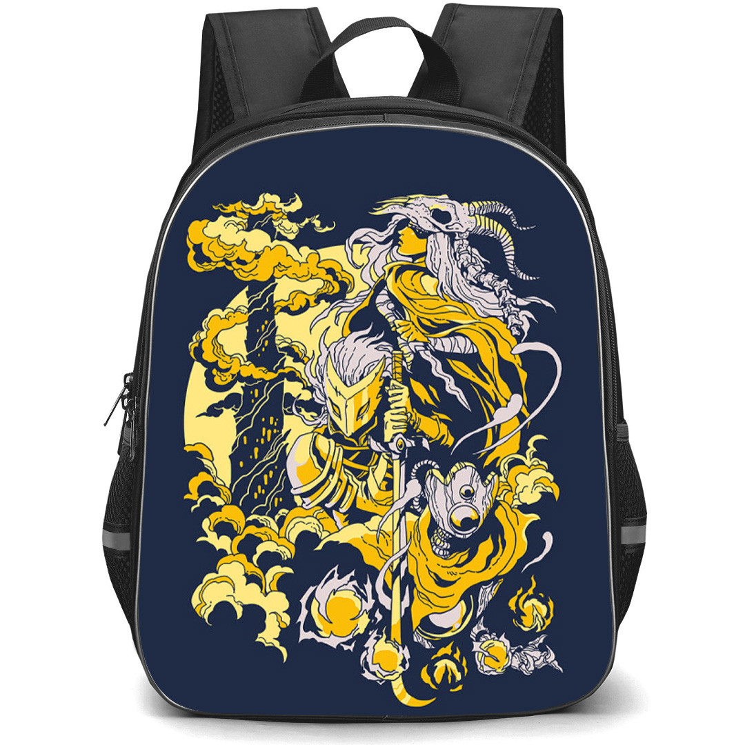 Slay The Spire 2 Backpack School Bag StudentPack - Characters Yellow And Blue Poster