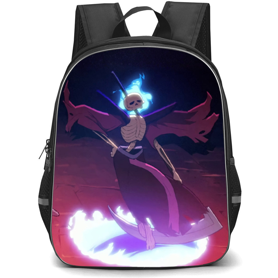 Slay The Spire 2 Necrobinder Backpack School Bag StudentPack - Necrobinder Standing Smirk Fire Portrait