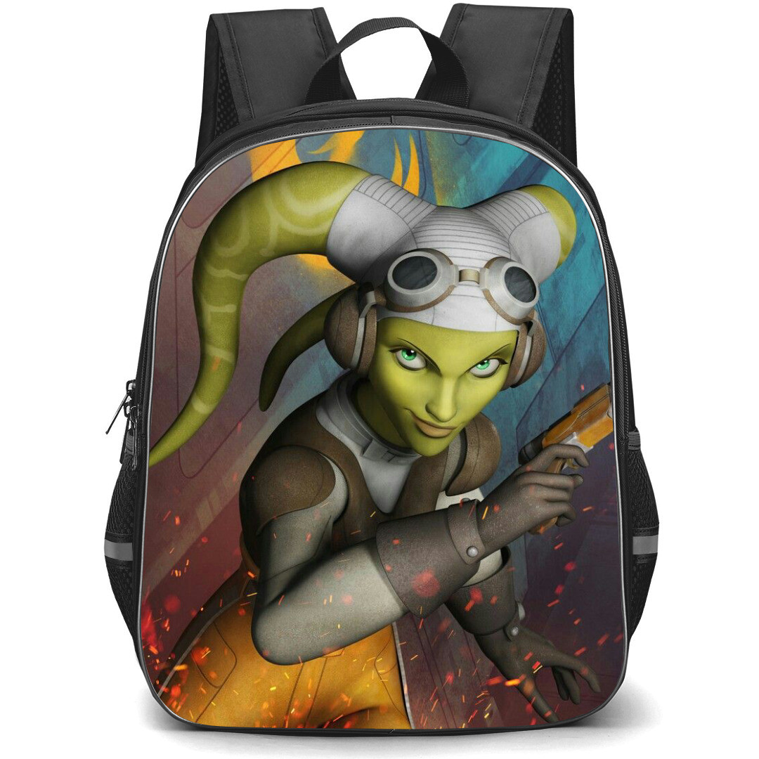 Star Wars Ahsoka Hera Syndulla Backpack StudentPack - Hera Syndulla Attack Mode Portrait