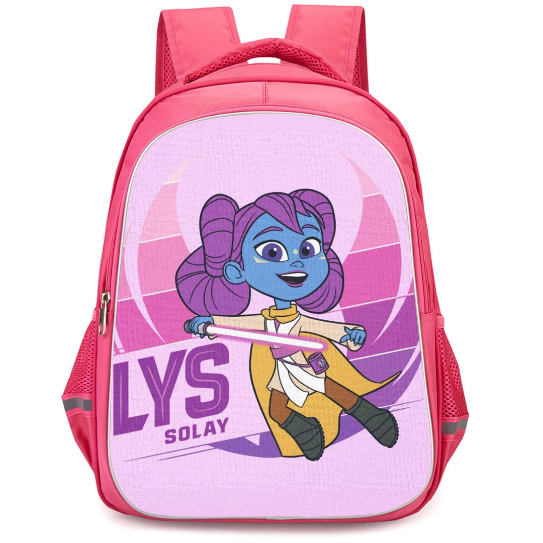 Star Wars Young Jedi Adventures Lys Solay Backpack StudentPack - Lys Solay Standing On Purple Background
