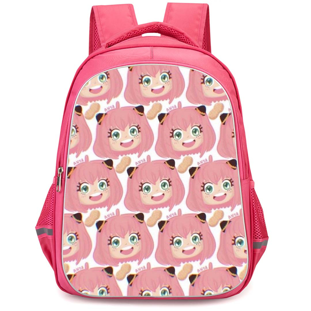 Spy X Family Anya Forger Backpack StudentPack - Anya Forger Avatar Pattern Art Poster