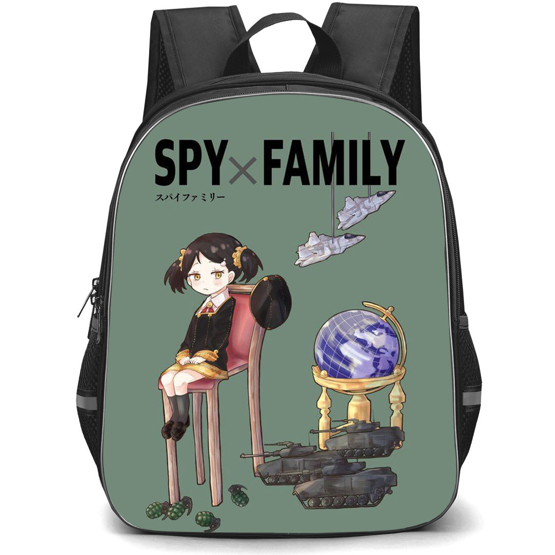 Spy X Family Becky Blackbell Backpack StudentPack - Becky Blackbell Sitting On A Chair Green Background