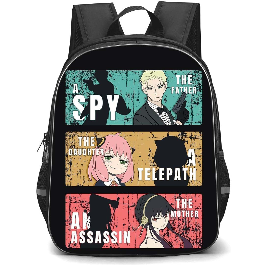 Spy X Family Backpack StudentPack - Spy X Family Forger Family Poster