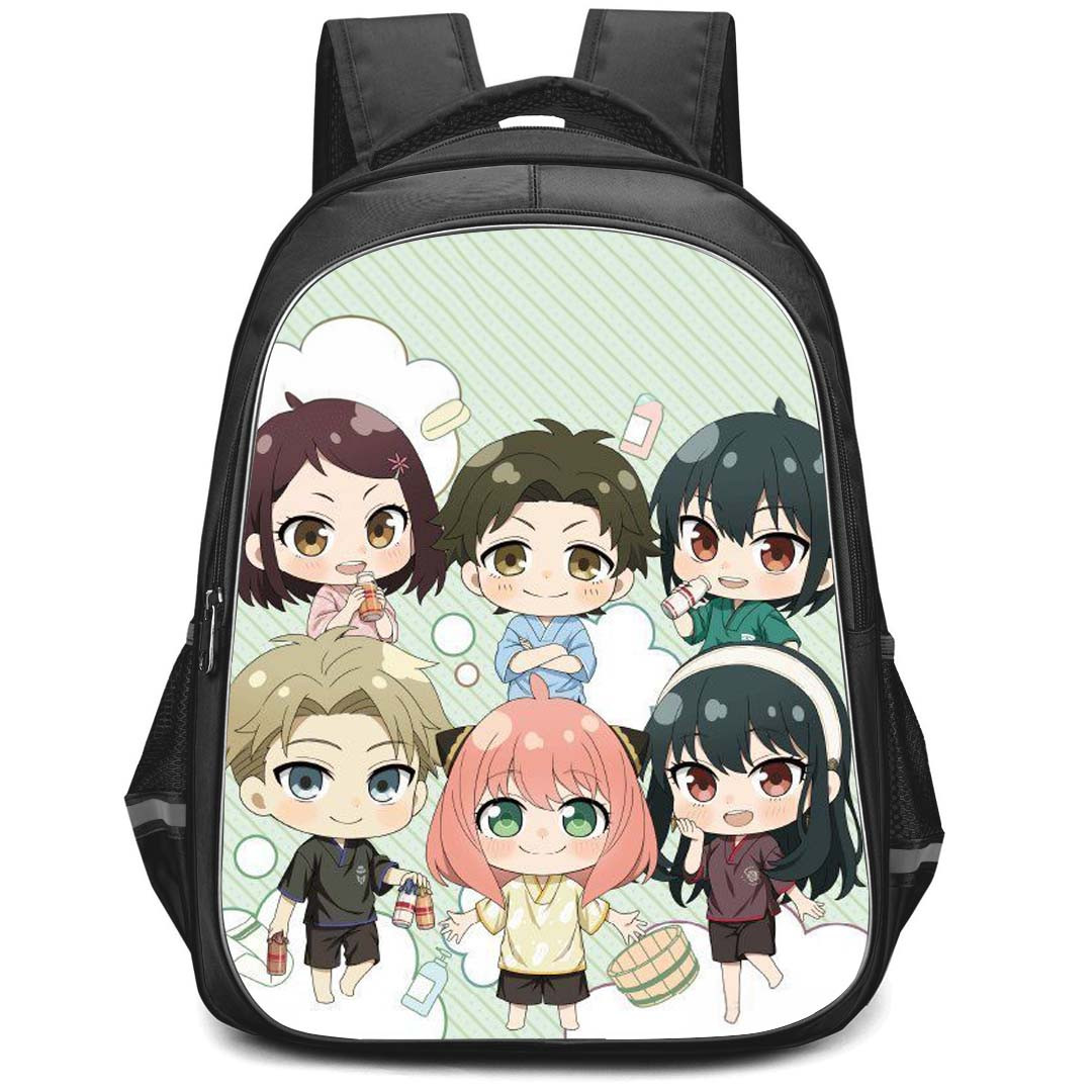 Spy X Family Backpack StudentPack - Spy X Family Member Standing Chibi Art