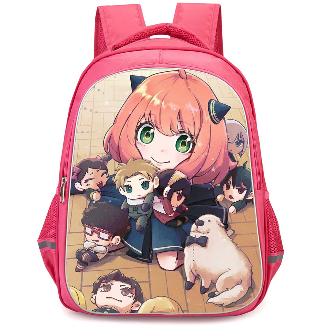 Spy X Family Backpack StudentPack - Spy X Family Member Chibi Art