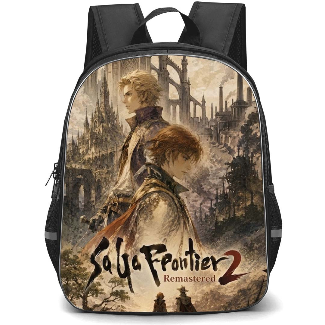 SaGa Frontier Backpack School Bag StudentPack - SaGa Frontier 2 Remastered Brush Art Poster