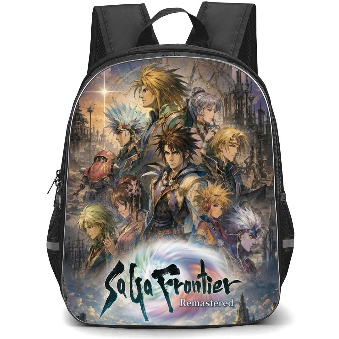SaGa Frontier Backpack School Bag StudentPack - SaGa Frontier Remastered Game Poster