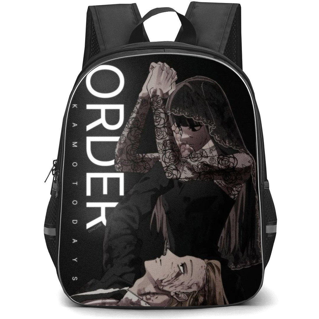 Sakamoto Days Osaragi Backpack StudentPack - Osaragi On Dark Background