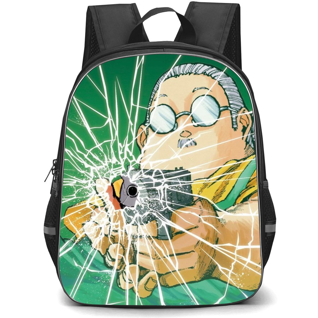 Sakamoto Days Tarou Sakamoto Backpack StudentPack - Tarou Sakamoto Gun Fire Poster