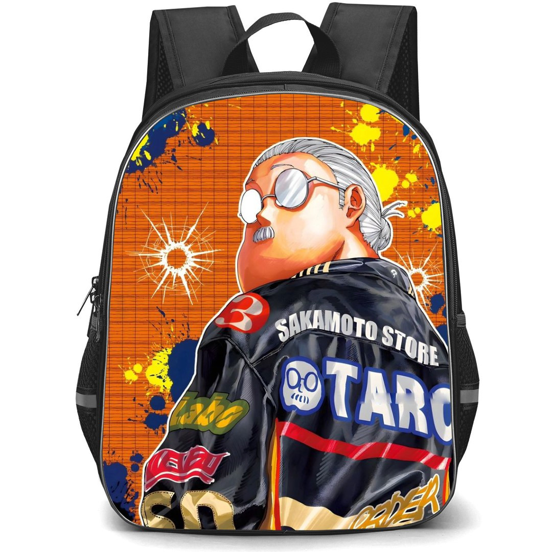 Sakamoto Days Tarou Sakamoto Backpack StudentPack - Tarou Sakamoto Looking Back Poster