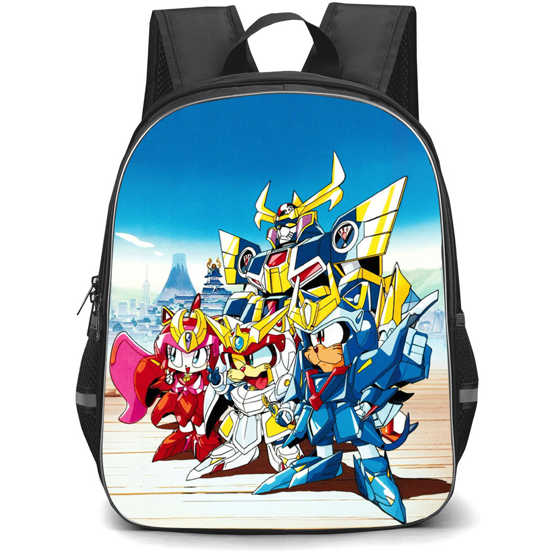 Samurai Pizza Cats Backpack School Bag StudentPack - Samurai Pizza Cats 1990 Anime Series Poster