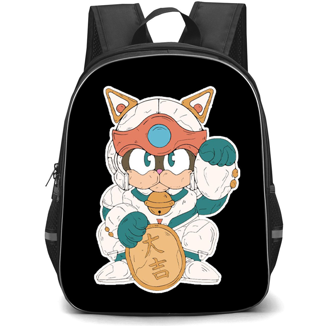 Samurai Pizza Cats Yattarou Backpack School Bag StudentPack - Samurai Pizza Cats Yattarou Retro Illustration Art Sticker