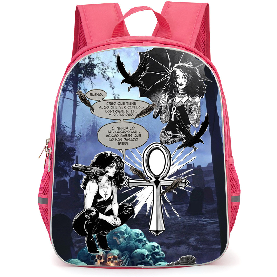 The Sandman Backpack School Bag StudentPack - The Sandman Death Of The Endless Collage Poster