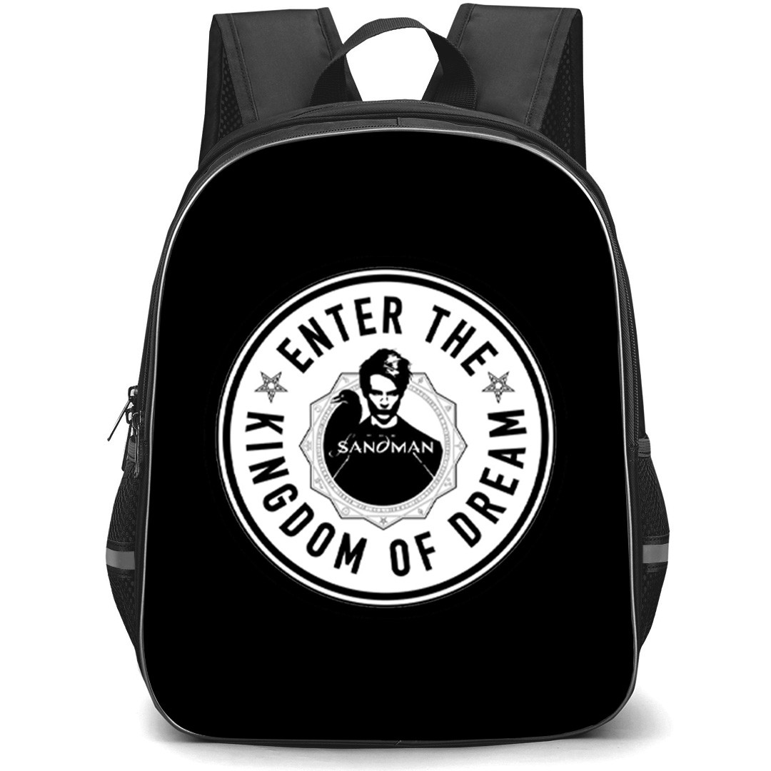 The Sandman Dream Backpack School Bag StudentPack - The Sandman Dream Round Sticker