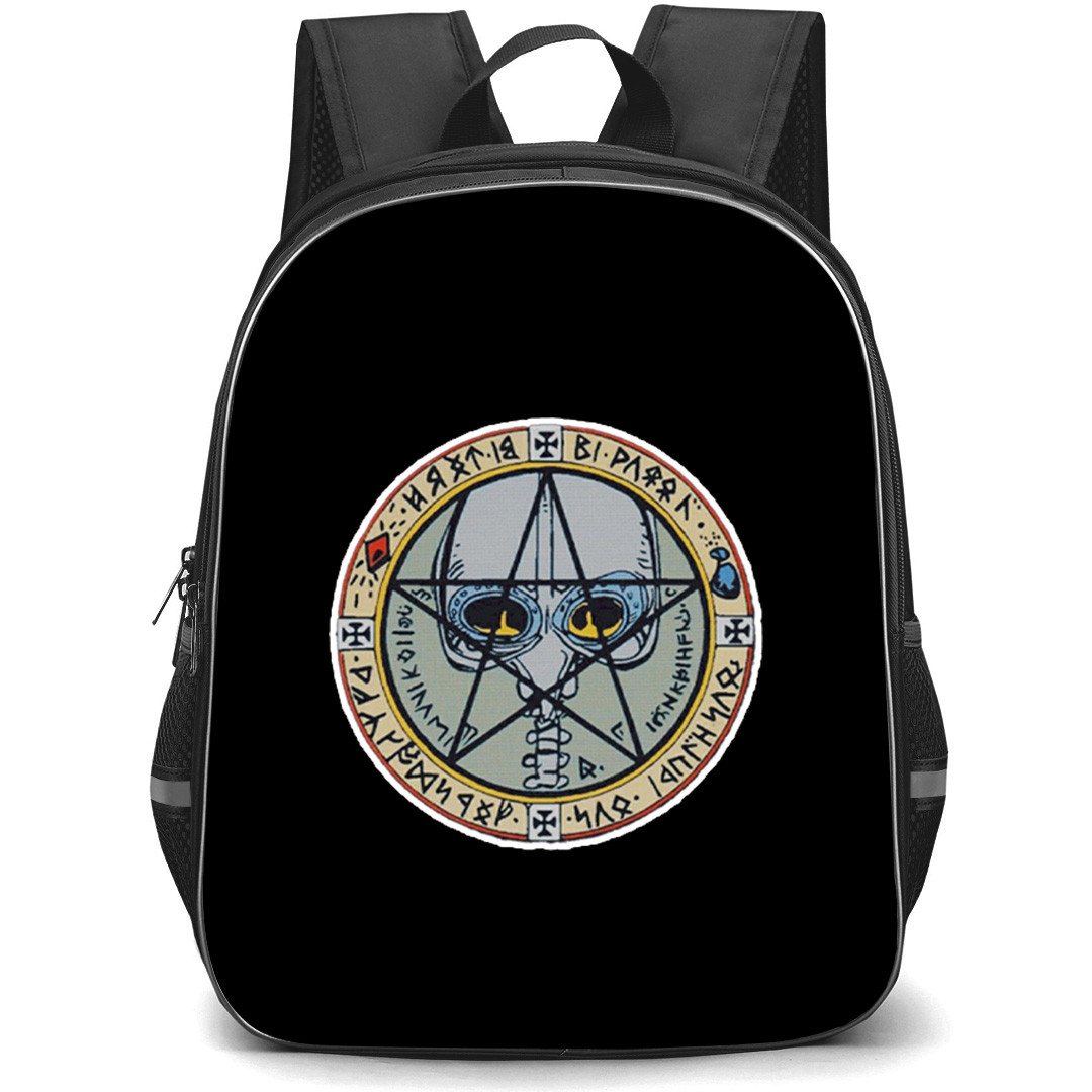 The Sandman Backpack School Bag StudentPack - The Sandman Symbol Sticker