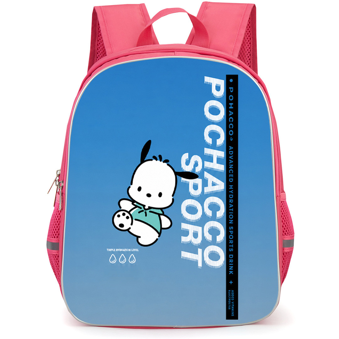 Sanrio Pochacco Backpack School Bag StudentPack - Pochacco Clean Hydration Aesthetic Poster
