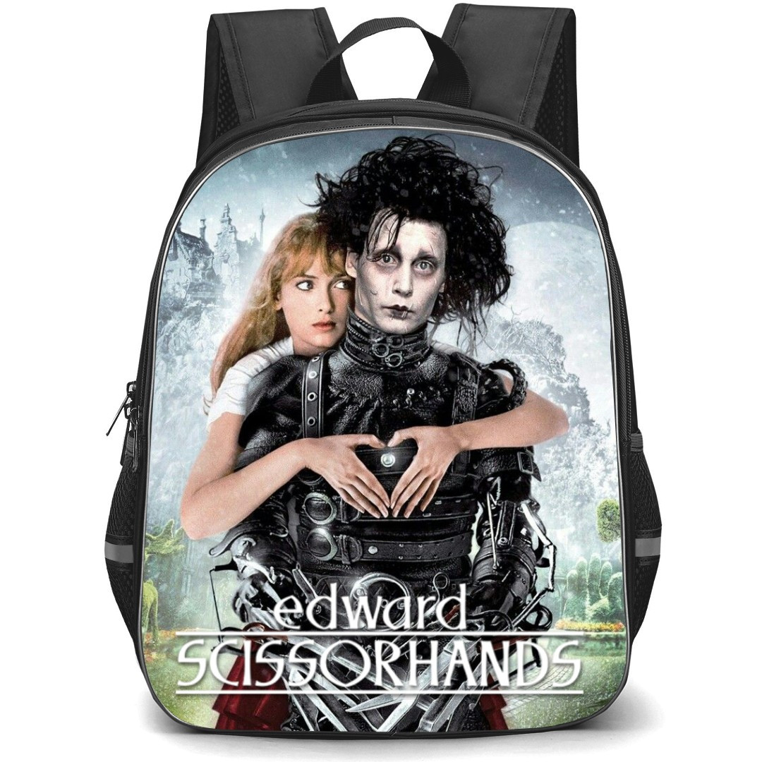 Edward Scissorhands Backpack StudentPack - Edward Scissorhands And Kim Hugging
