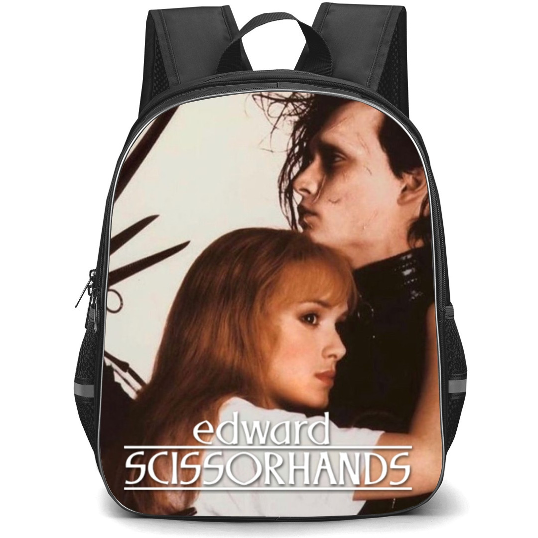 Edward Scissorhands Backpack StudentPack - Edward Scissorhands And Kim Side Portrait Hugging