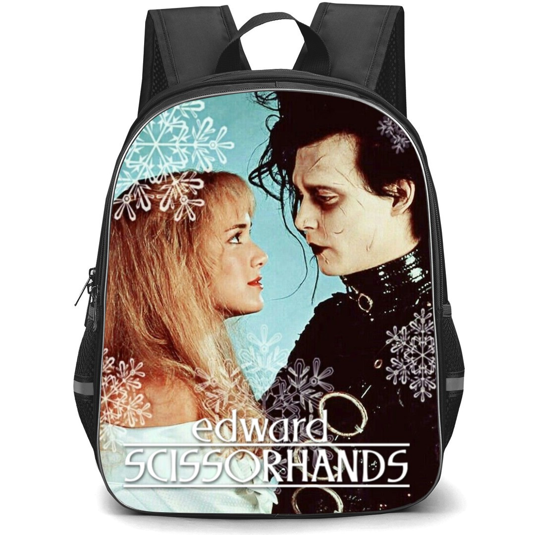 Edward Scissorhands Backpack StudentPack - Edward Scissorhands And Kim Side Portrait Looking